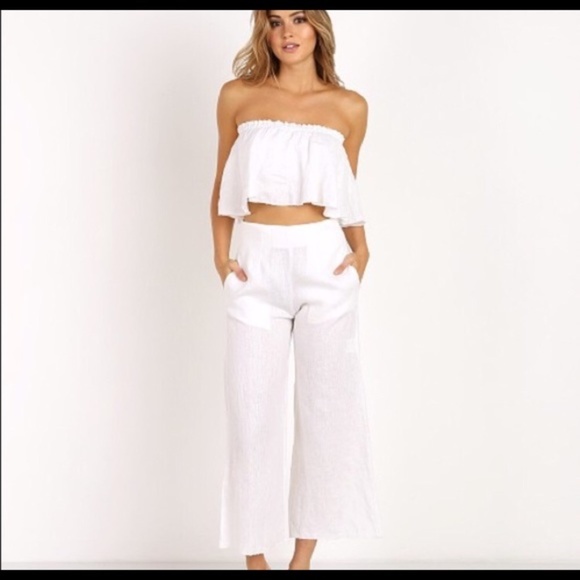 Faithfull the Brand Pants - Faithfull the Brand Tomas White Linen Pants 6